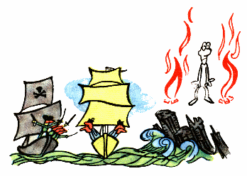 Оказаться между двух огней