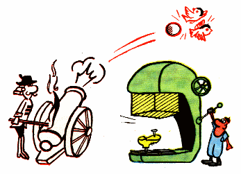 Стрелять из пушки по воробьям