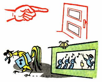 Указать кому-либо на дверь