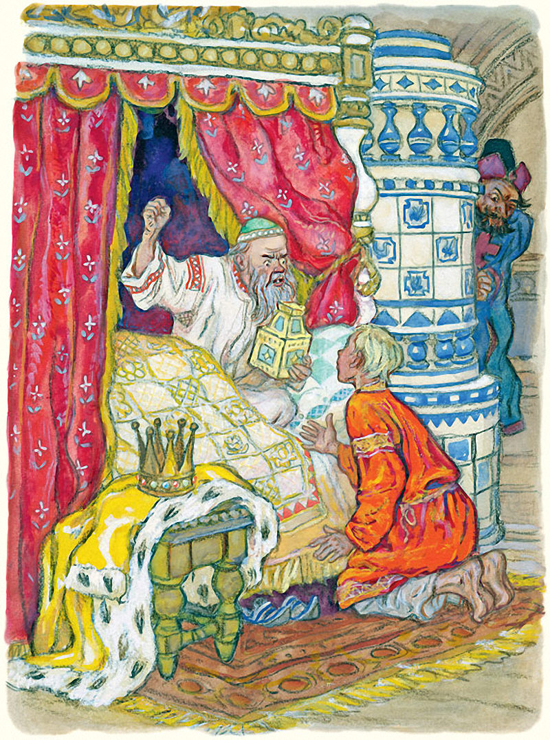 P.Kotcherguine, 'Le tsar avec la plume et Ivan'