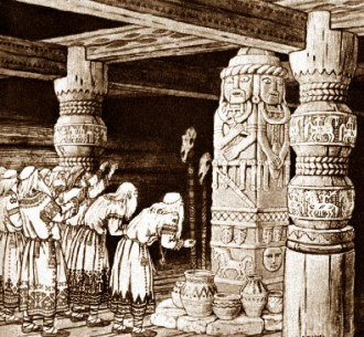 Le temple de Sviatovid