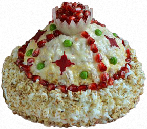 Russie virtuelle, salades multicouches - chapka de Monomakh