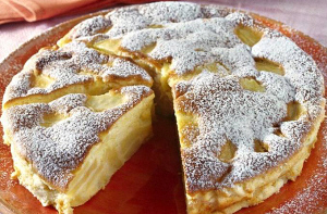 Russie virtuelle - dessert charlotka aux pommes