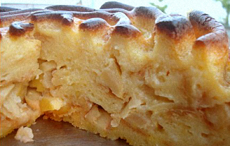 Russie virtuelle - dessert charlotka pain pommes