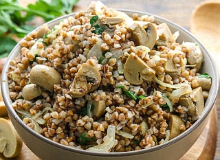 Kacha de sarrasin au champignons