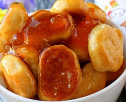 Pampouchki à la confiture d'abricot