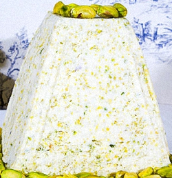 Paskha aux pistaches