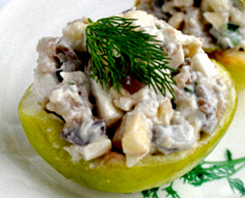 Pommes farcies au hareng