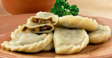 Varéniki aux champignons et pommes de terre