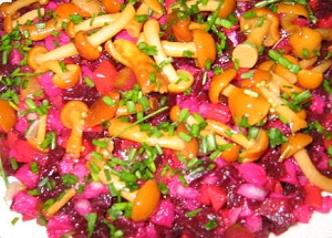 Vinaigrette aux champignons